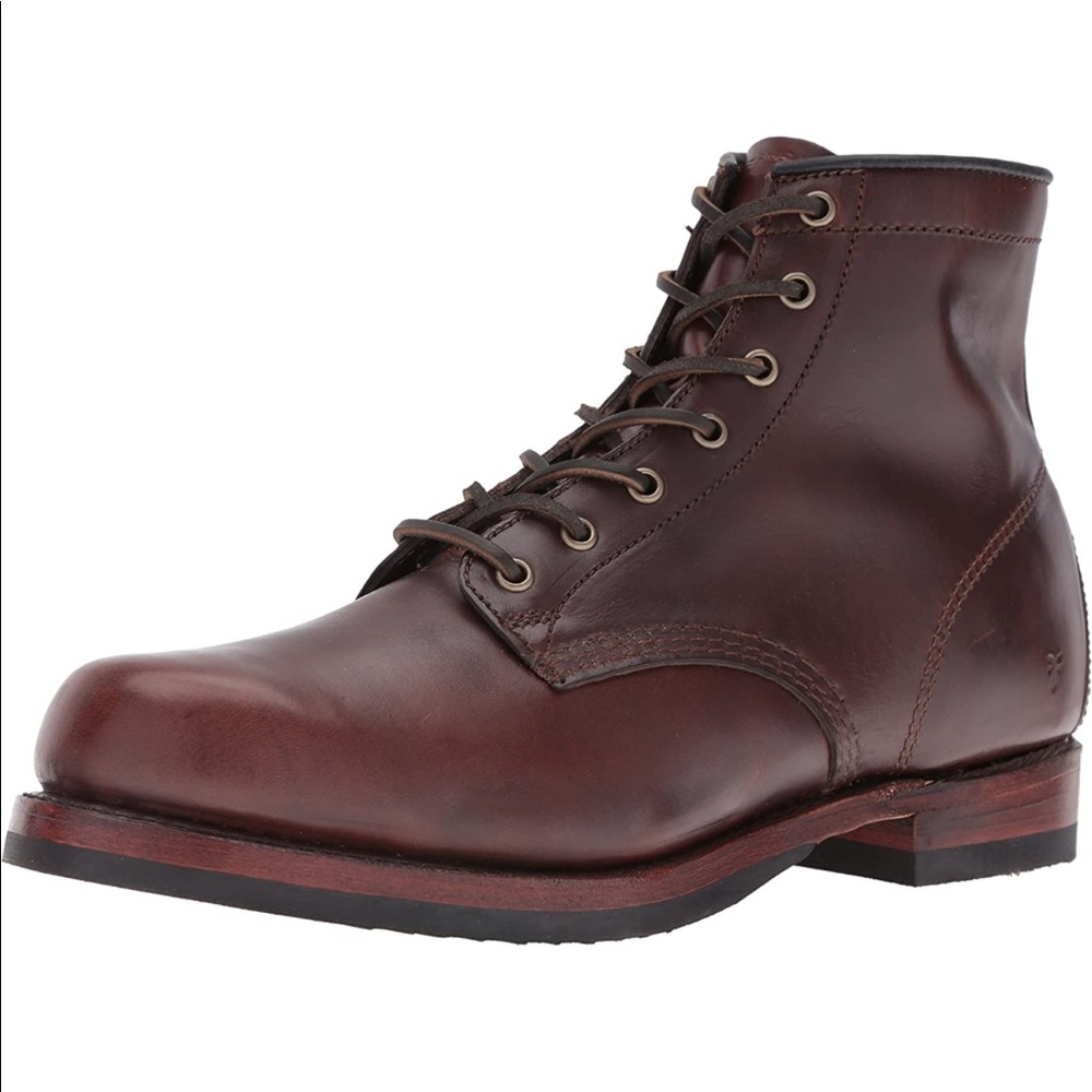 FRYE Men's John Addison Lace-Up Combat Boot